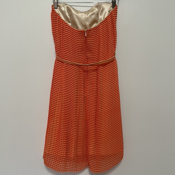 French Connection Strapless Pleated Mini Dress Size 0 - Picture 4 of 7